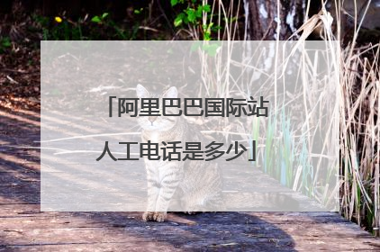 阿里巴巴国际站人工电话是多少