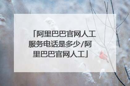 阿里巴巴官网人工服务电话是多少/阿里巴巴官网人工