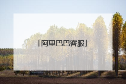 阿里巴巴客服