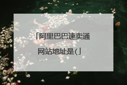 阿里巴巴速卖通网站地址是(