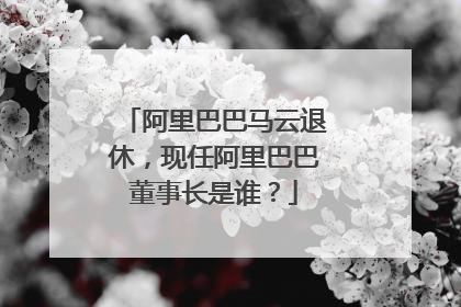 阿里巴巴马云退休,现任阿里巴巴董事长是谁?