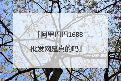 阿里巴巴1688批发网是真的吗