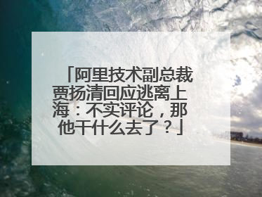 阿里技术副总裁贾扬清回应逃离上海：不实评论，那他干什么去了？