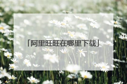 阿里旺旺在哪里下载