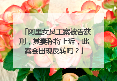 阿里女员工案被告获刑,其妻称将上诉,此案会出现反转吗?