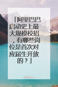 阿里巴巴启动史上最大规模校招,有哪些岗位是首次对应届生开放的?