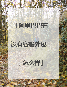 阿里巴巴有没有客服外包,怎么样