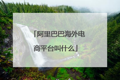 阿里巴巴海外电商平台叫什么