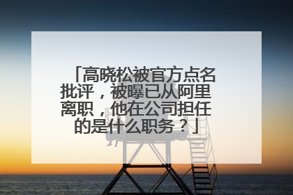 高晓松被官方点名批评,被曝已从阿里离职,他在公司担任的是什么职务?