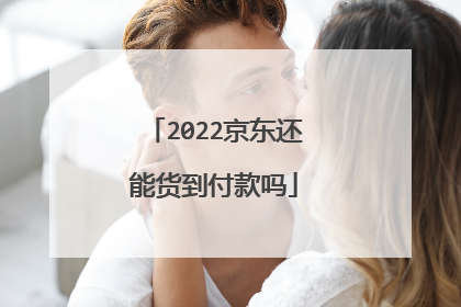 2022京东还能货到付款吗
