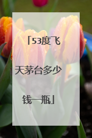 53度飞天茅台多少钱一瓶