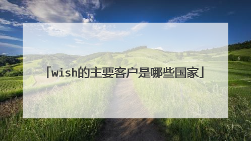 wish的主要客户是哪些国家