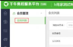 千牛售后服务平台（AG）——淘宝店铺会员管理功能