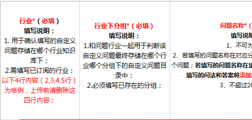 京东小智自定义知识库批量导入功能操作手册