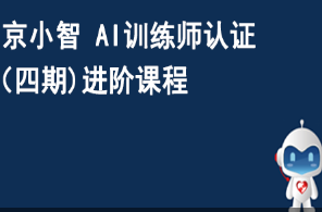 京东仓配客售京小智AI训练师认证（四期）进阶课程