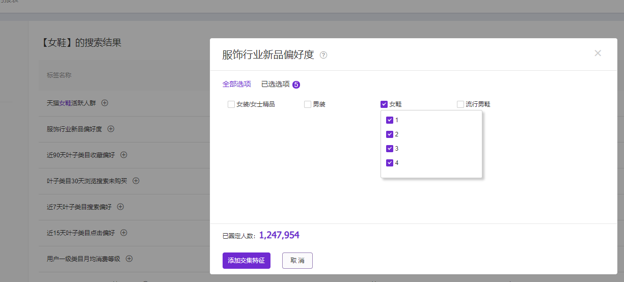 双十一大促 服饰类目下的DMP人群