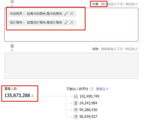 老梁爆款生产线/ 达摩盘04基础标签的合并与排除