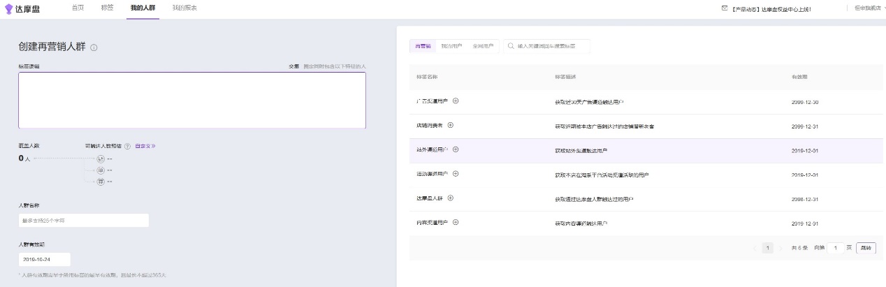 双十一大促 服饰类目下的DMP人群