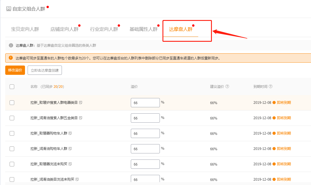 老梁爆款生产线/ 达摩盘09圈人拓展与工具投放