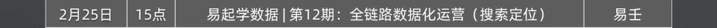 020年2月免费直播课程早知道"