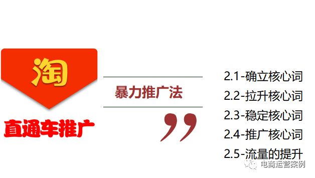直通车优化技巧！