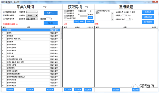 精细化单类目常规操作方法