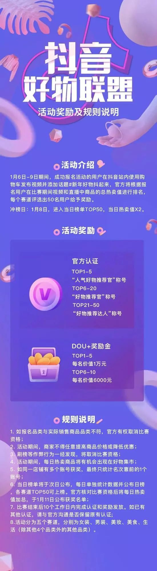 快看，限时开通抖音购物车了！