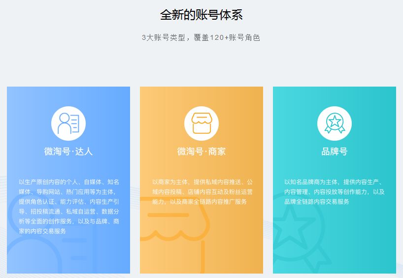 门槛入驻，用微淘号打造你的内容电商！"