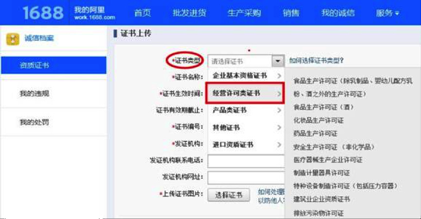 酒类商品 资质准入规范和指导