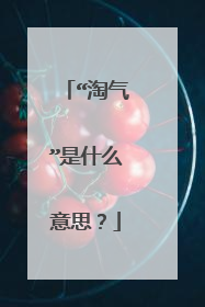 “淘气”是什么意思?