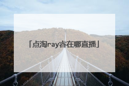 点淘ray睿在哪直播