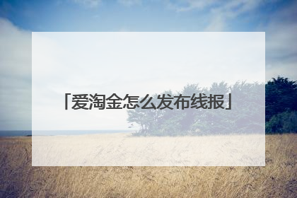 爱淘金怎么发布线报