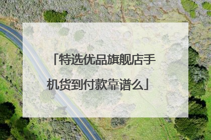 特选优品旗舰店手机货到付款靠谱么