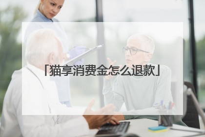 猫享消费金怎么退款