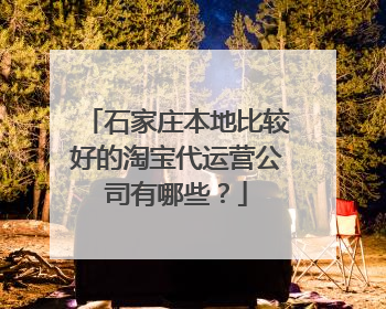 石家庄本地比较好的淘宝代运营公司有哪些?