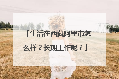 生活在西藏阿里市怎么样？长期工作呢？