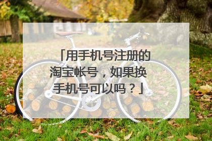 用手机号注册的淘宝帐号,如果换手机号可以吗?