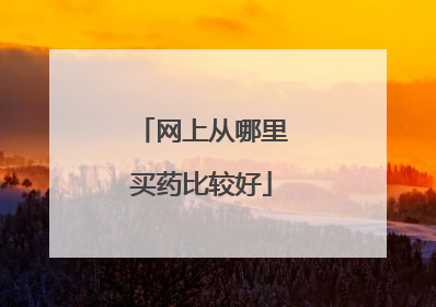 网上从哪里买药比较好