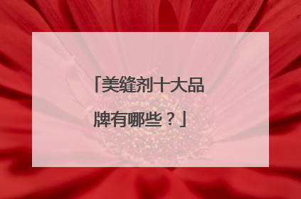 美缝剂十大品牌有哪些?