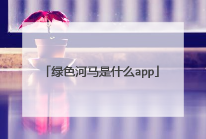 绿色河马是什么app