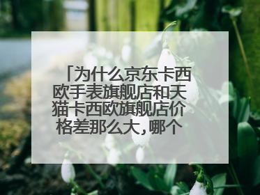 为什么京东卡西欧手表旗舰店和天猫卡西欧旗舰店价格差那么大,哪个是正品呢