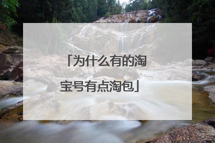 为什么有的淘宝号有点淘包