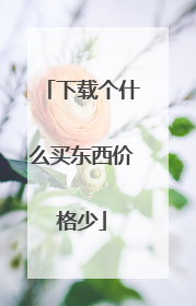 下载个什么买东西价格少