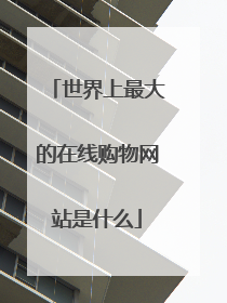 世界上最大的在线购物网站是什么