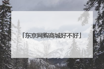 东京网购商城好不好