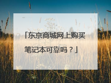 东京商城网上购买笔记本可靠吗？