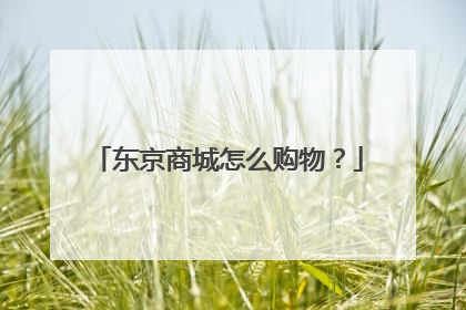 东京商城怎么购物?
