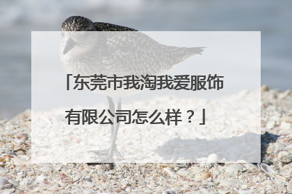 东莞市我淘我爱服饰有限公司怎么样?