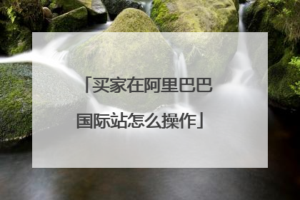 买家在阿里巴巴国际站怎么操作
