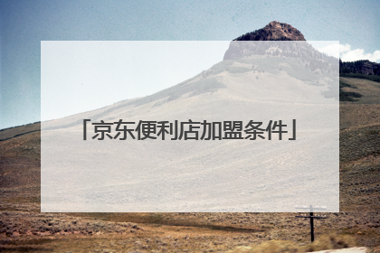 京东便利店加盟条件